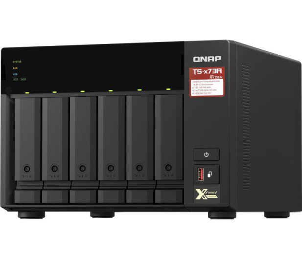QNAP Serwer NAS TS-673A-8G  8GB RAM AMD Ryzen V1500B 2.2GHz - 639912 - zdjęcie 2